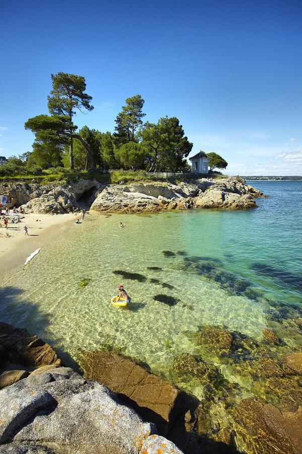 Les Temps Heureux Proche Du Centre Et Plages Quimper Exteriör bild